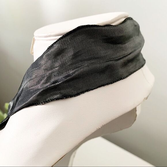 JEWELED ART Handcrafted Satin Nights Ribbon Necklace - Picture 4 of 8